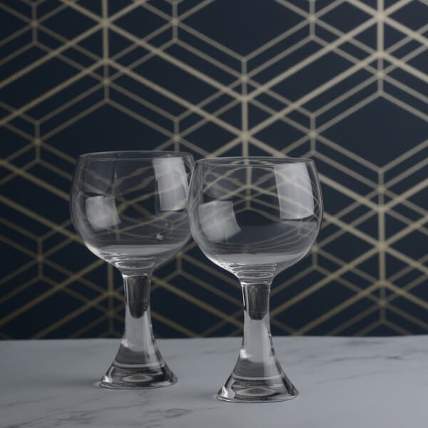 Anton Studio Designs Set of 2 Manhattan Gin Glasses