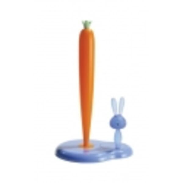 Alessi Bunny And Carrot Kitchen Roll Holder Blue