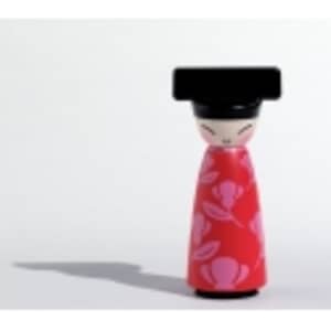 Alessi Queen Chin Salt/pepper Grinder Red