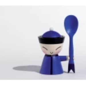 Alessi Mr Chin Egg Cup Blue