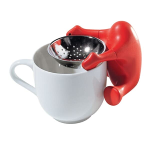 Alessi Te O Tea Strainer Red