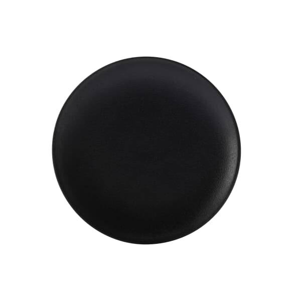 Maxwell and Williams Caviar Coupe 20cm Plate Black