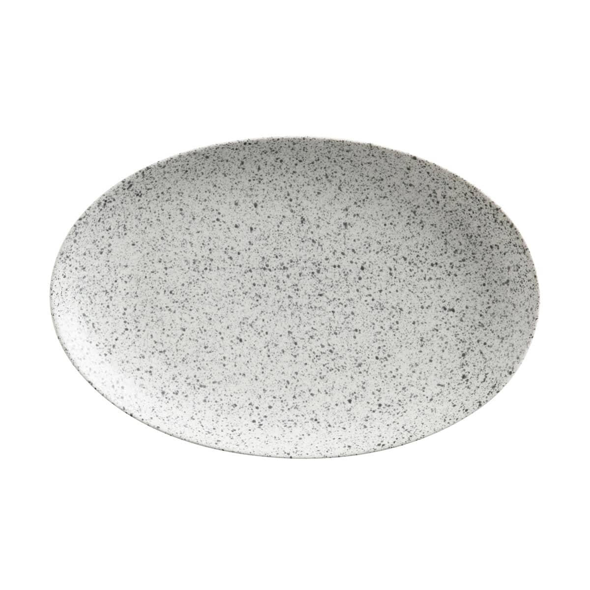 Maxwell Williams Caviar Speckle 25cm Oval Plate (AX0173