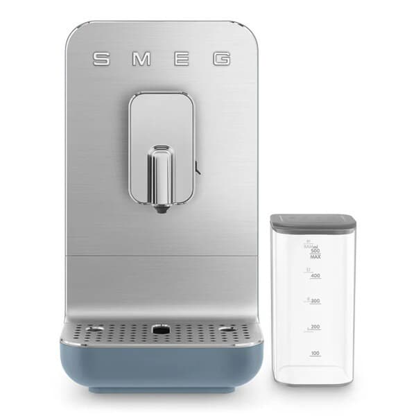 Smeg Bean To Cup Coffee Machine With Milk Frothing Storm Blue