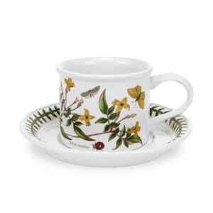 Portmeirion Botanic Garden - Tea Cup and Saucer (Drum) Set Of 6