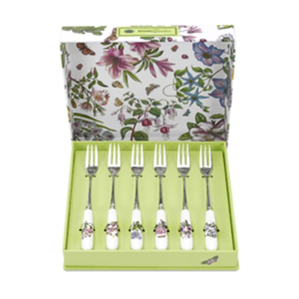 Portmeirion Botanic Garden - Pastry Fork Set 6
