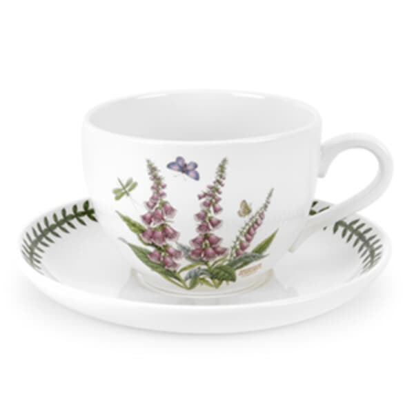 Portmeirion Botanic Garden - Jumbo Cup and Saucer Set Of 6