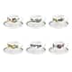 Portmeirion Botanic Garden - Espresso Cup and Scr Set Of 6