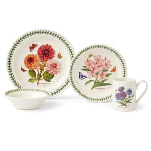 Portmeirion Botanic Garden - 4 Piece Mixed Motif Place Setting