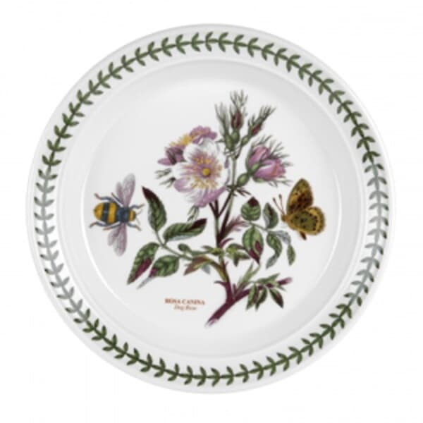 Portmeirion Botanic Garden - 8inch Dessert Plate Dog Rose Motif