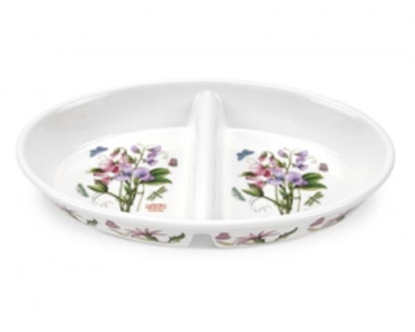 Portmeirion Botanic Garden - Divided Dish With Sweet Pea Motif