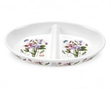 Portmeirion Botanic Garden - Divided Dish With Sweet Pea Motif