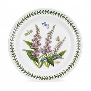 Portmeirion Botanic Garden - 10inch Dinner Plate Foxglove Motif