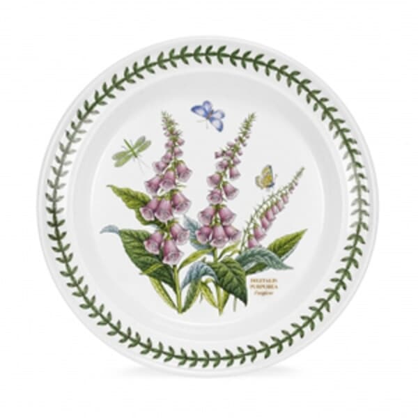 Portmeirion Botanic Garden - 10inch Dinner Plate Foxglove Motif