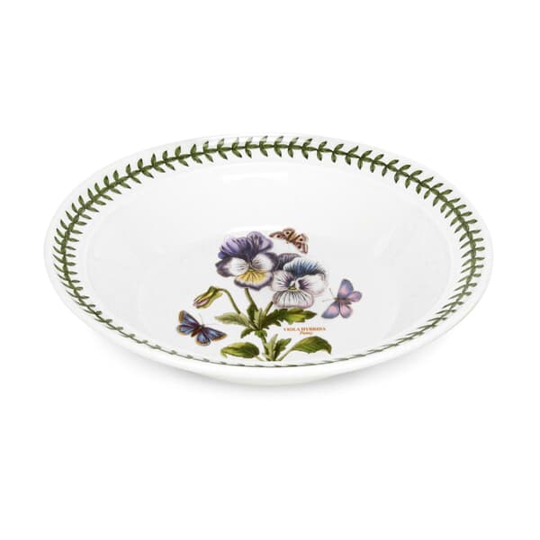 Portmeirion Botanic Garden - Soup Plate Pansy Motif