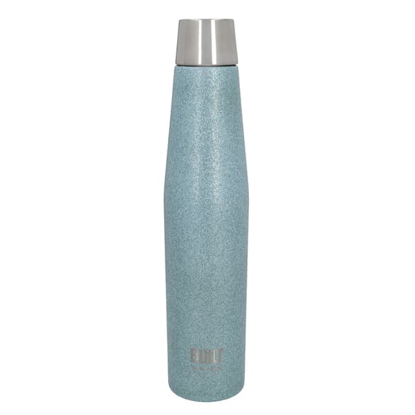 BUILT Apex 540ml Insulated Water Bottle BPA-Free 18/8 Aqua Glitter