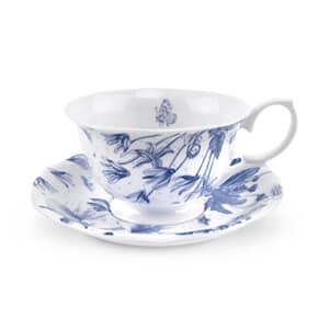 Portmeirion Botanic Blue - Tea Cup And Saucer