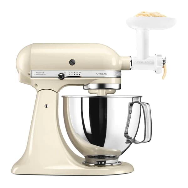KitchenAid Artisan 4.8L Mixer 125 Almond Cream Cookie Pack