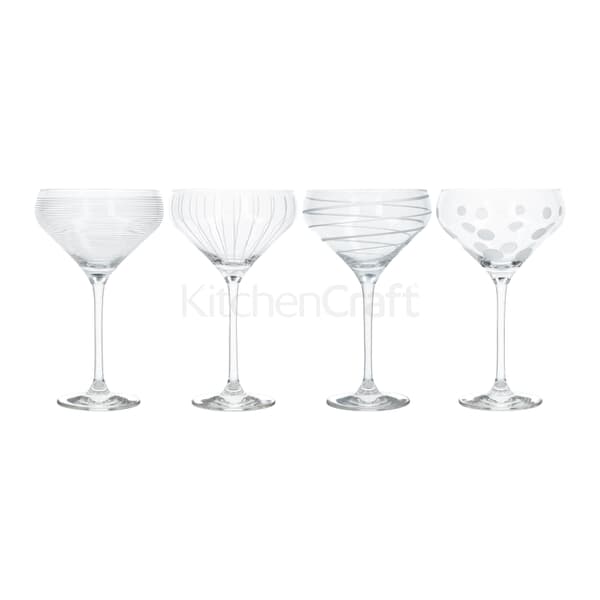 Mikasa Cheers Pack Of 4 Champagne Saucers 400ml