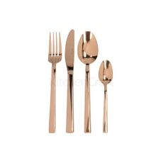 Mikasa Ciara Diseno 16 Piece Cutlery Set PVD Copper