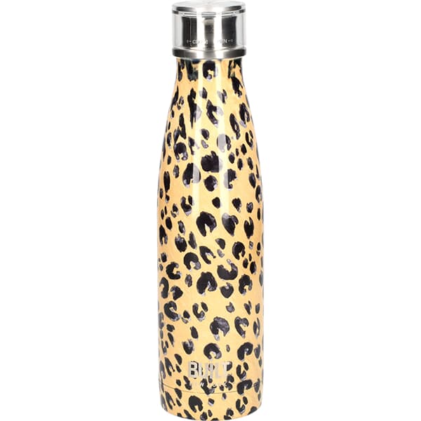 Built 500ml Double Walled Stainless Steel Water Bottle Leopard