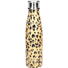 Built 500ml Double Walled Stainless Steel Water Bottle Leopard