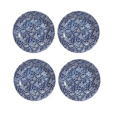 Royal Wessex Victorian Calico Chelsea 25cm Dinner Plate Set Of 4