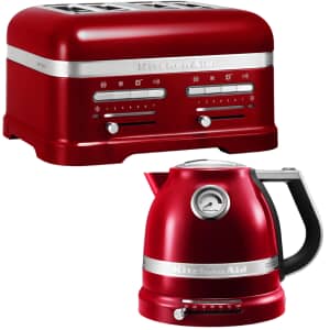 KitchenAid Artisan Kettle And 4 Slot Toaster Candy Apple