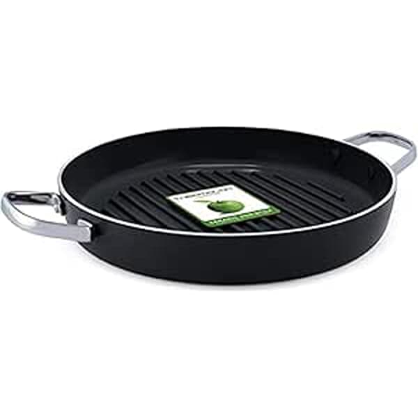 GreenPan Essentials 28cm Round Grill Pan