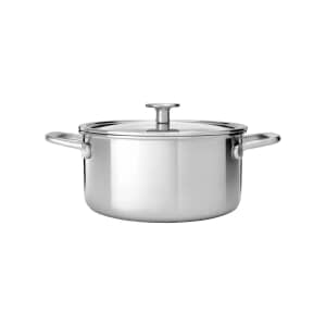 KitchenAid Multiply Casserole 24cm/4.91L with lid uncoated