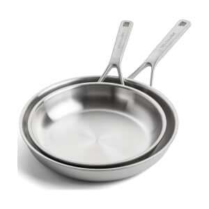 KitchenAid Multiply 2 Piece Frypan Set 24/28cm uncoated