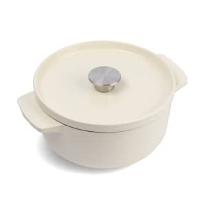 KitchenAid Cast Iron Casserole 22cm/3.3L Almond Cream