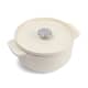 KitchenAid Cast Iron Casserole 22cm/3.3L Almond Cream