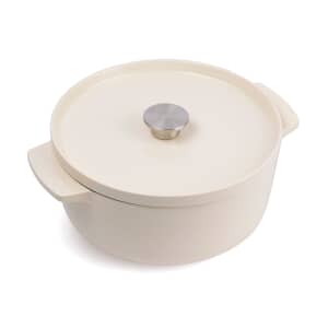 KitchenAid Cast Iron Casserole 26cm Almond Cream