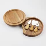 Chefs Companion 4 Piece Round Cheese Set