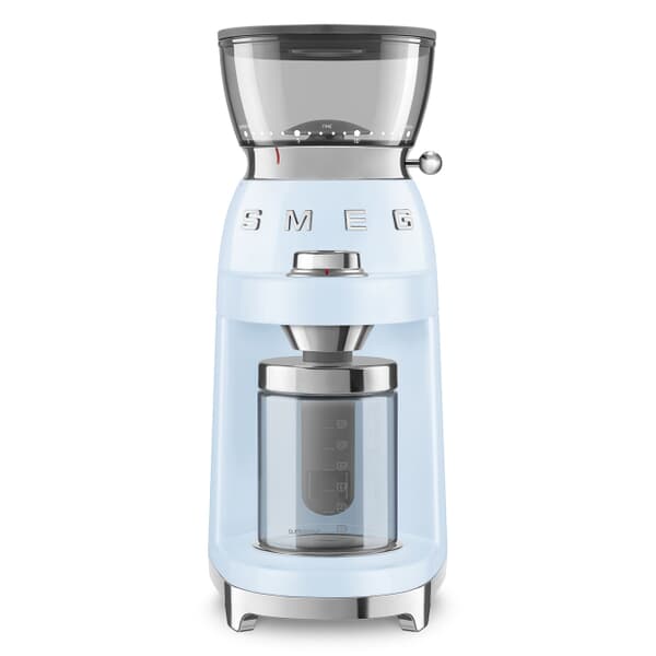 Smeg Coffee Grinder Pastal Blue CGF03PBUK