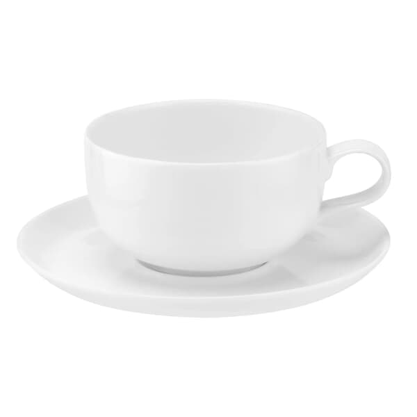 Portmeirion Choices White - 12fl oz Teacup And Saucer