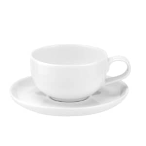 Portmeirion Choices White - 3.6fl oz Teacup And Saucer