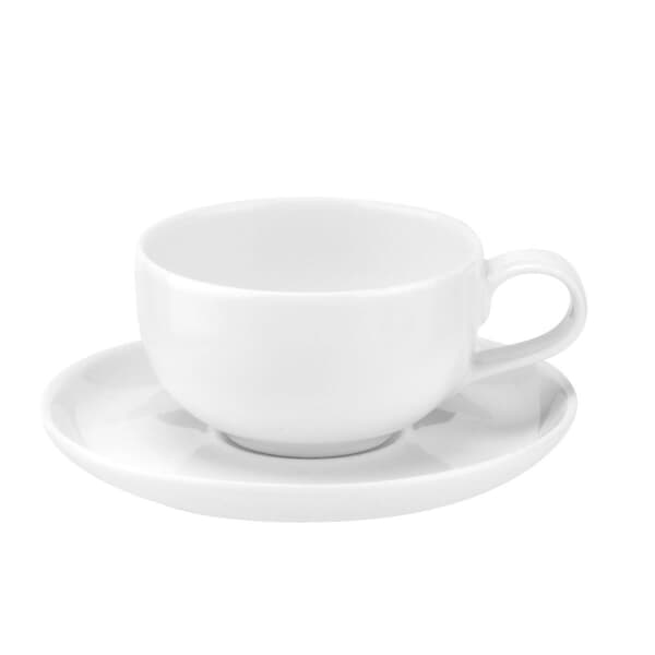 Portmeirion Choices White - 3.6fl oz Teacup And Saucer