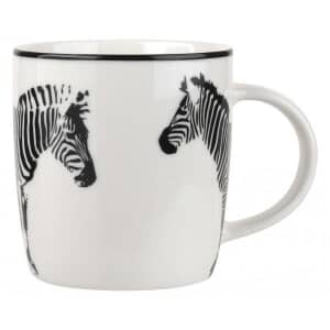 Portmeirion Catherine Lansfield - Funky Zebra Black Mug