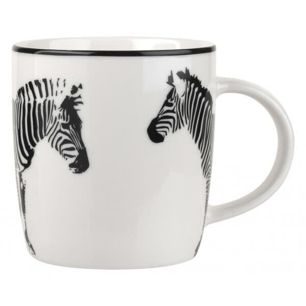 Portmeirion Catherine Lansfield - Funky Zebra Black Mug