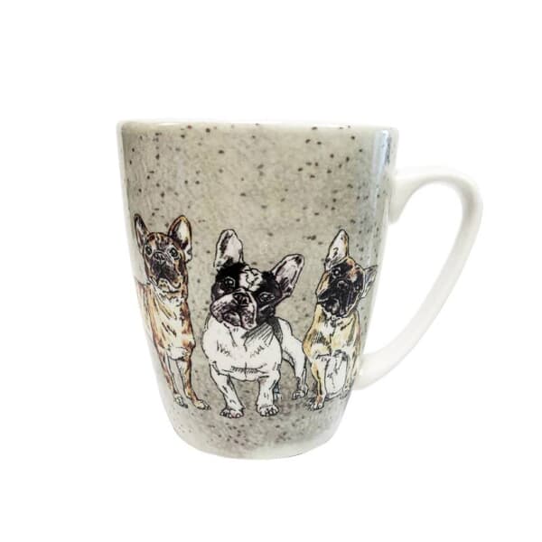 Queens By Churchill China Companions Frenchie Oak Mug