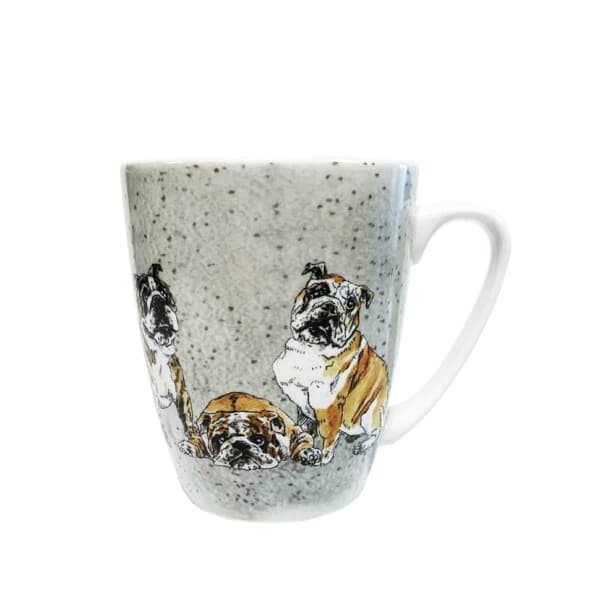 Queens By Churchill China Companions Bulldog Oak Mug