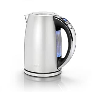 Dualit Stainless Steel & Black 1.5L Cordless Jug Kettle 619743720108