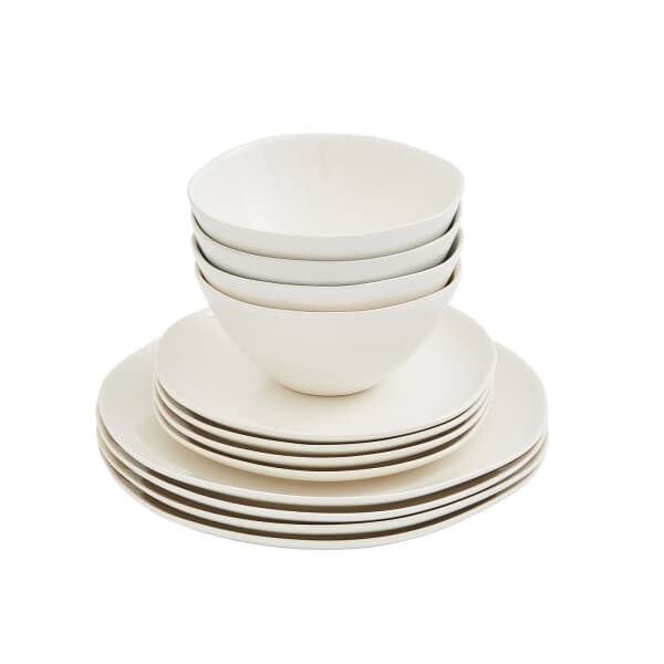 Sophie Conran Arbor - 12 Piece Dinner Set Creamy White