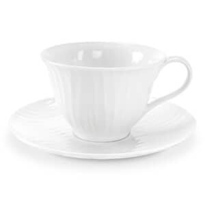 Portmeirion SC White Oak - Tea Cup and Saucer Set Of 4
