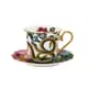 Spode Creatures Of Curiosity - Tea Cup and Saucer Dark Floral