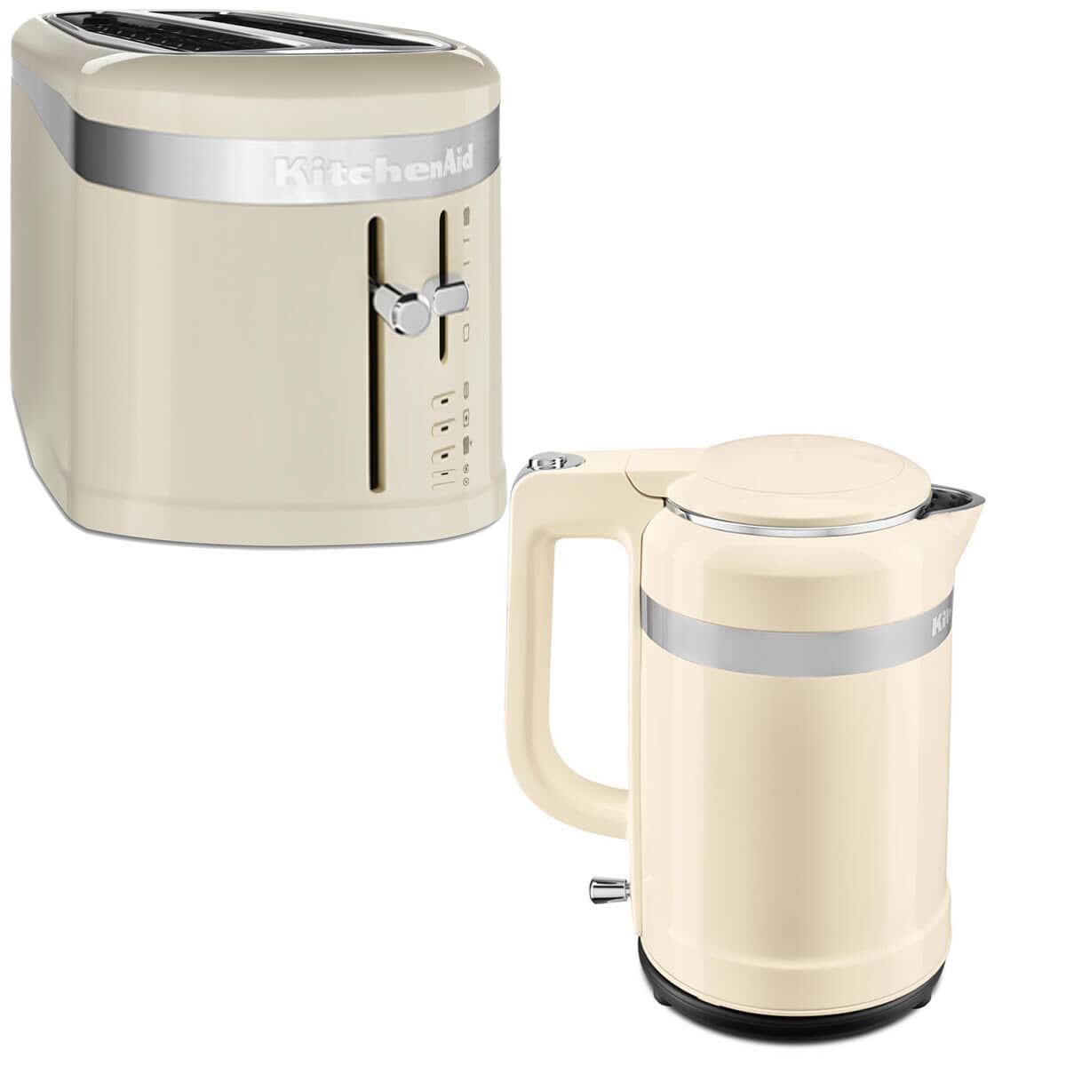 KitchenAid Design Jug Kettle And Slot Toaster Almond Cream
