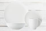 Maxwell and Williams White Basics Diamonds 16 Piece Dinner Set
