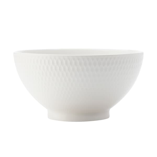 Maxwell and Williams White Basics Diamonds 12.5cm Rice Bowl
